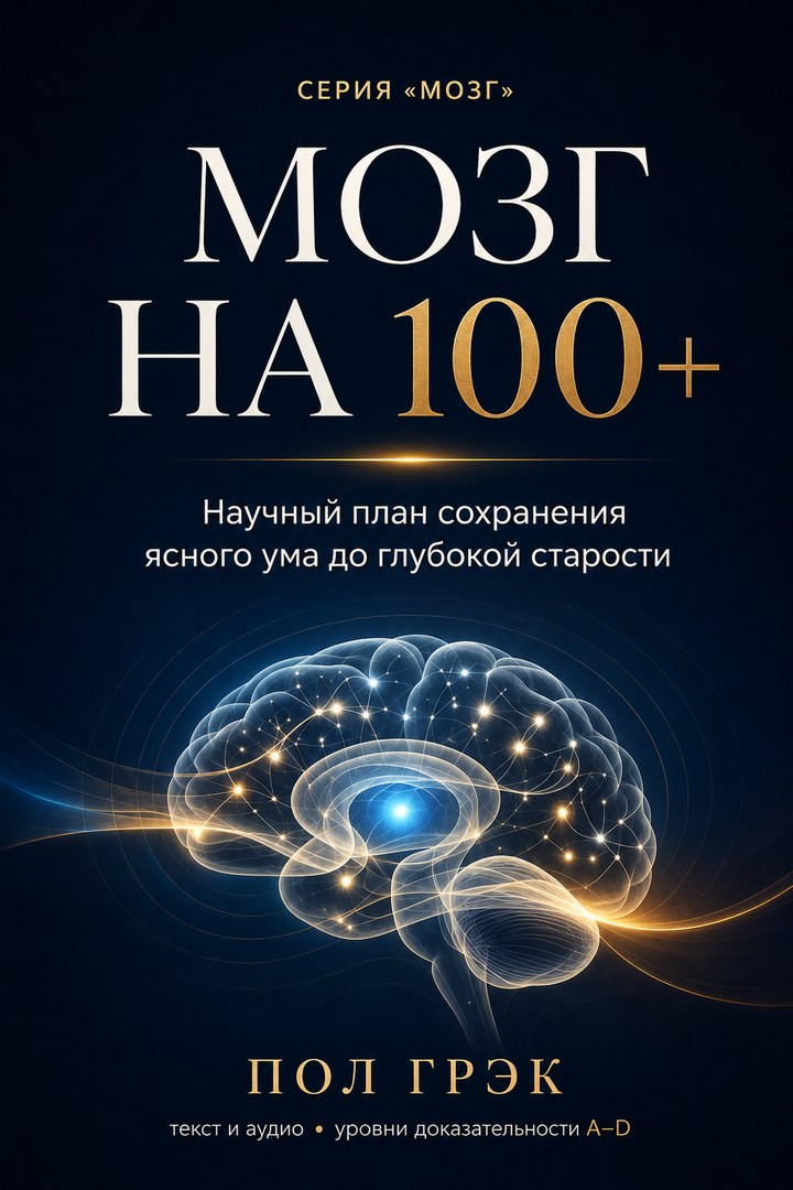 Обложка книги «Мозг на 100+»