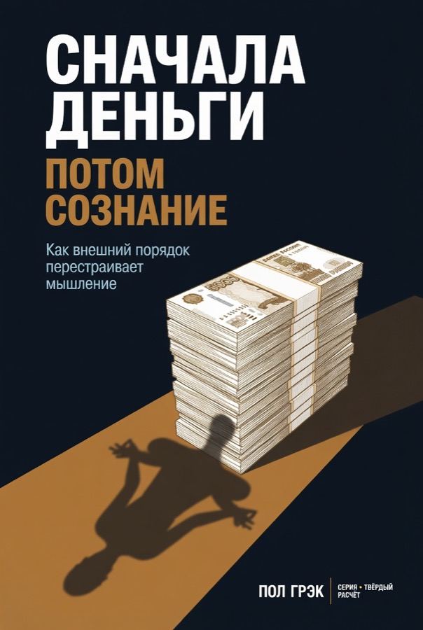 Обложка книги «Сначала деньги, потом сознание»